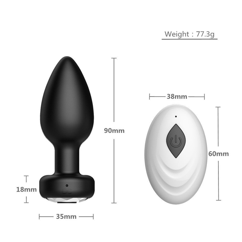 Remote Prostate Massager Vibration Dildo SexToys Butt Plug For Men Women