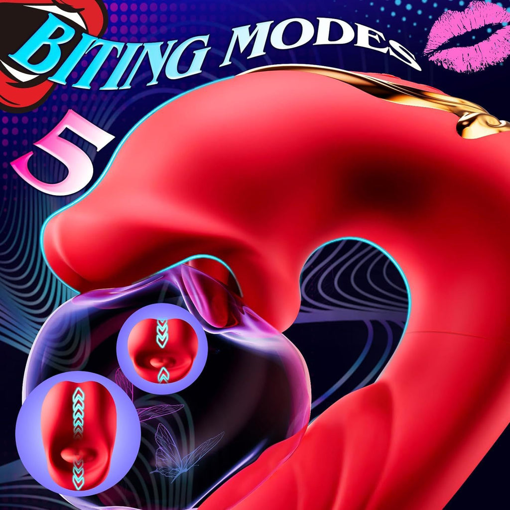Thrusting G Spot Vibrator Rose Sex Toy - Tongue Toy For Women With 7 Licking Vibrating Flapping Sucking Vibrator For Woman Adult Toys For Couples Sex Toys For Female Dildo