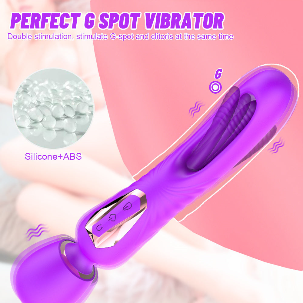 Adult Sex Toys Female Slap Vibrator, Couple Sex Toys With 7 Slap And 10 Vibration   Modes, Female G-spot Clitoral Dildo