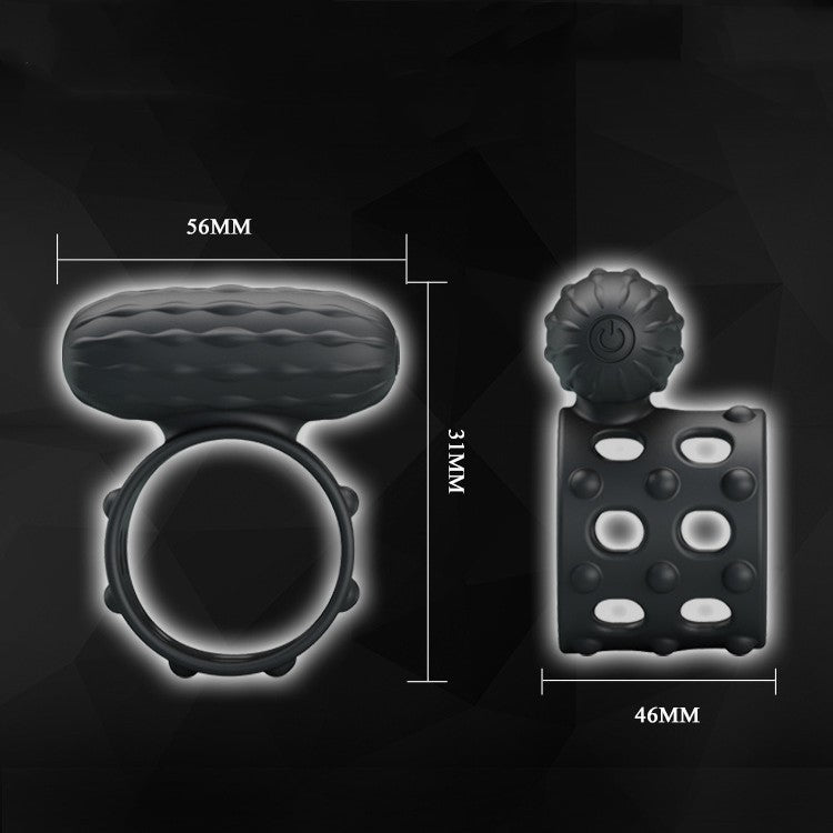 Male Locking Sperm Ring Vibration Delay