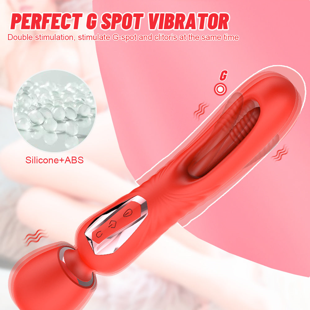 Adult Sex Toys Female Slap Vibrator, Couple Sex Toys With 7 Slap And 10 Vibration   Modes, Female G-spot Clitoral Dildo