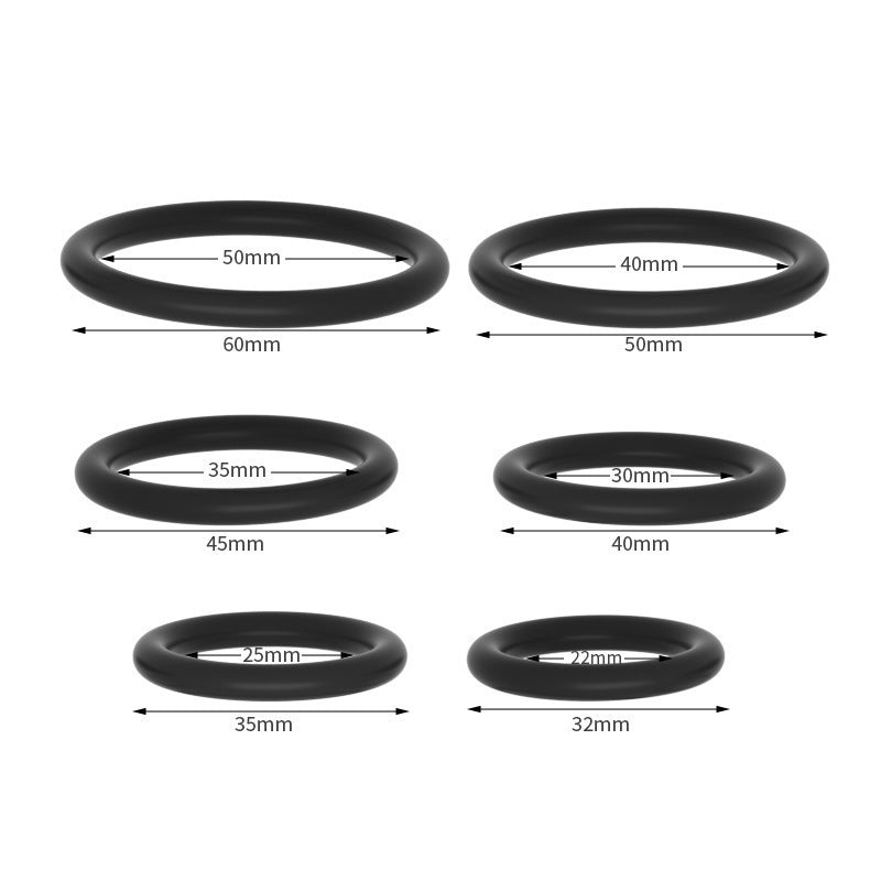 Men's Delay Binding Silicone Ring