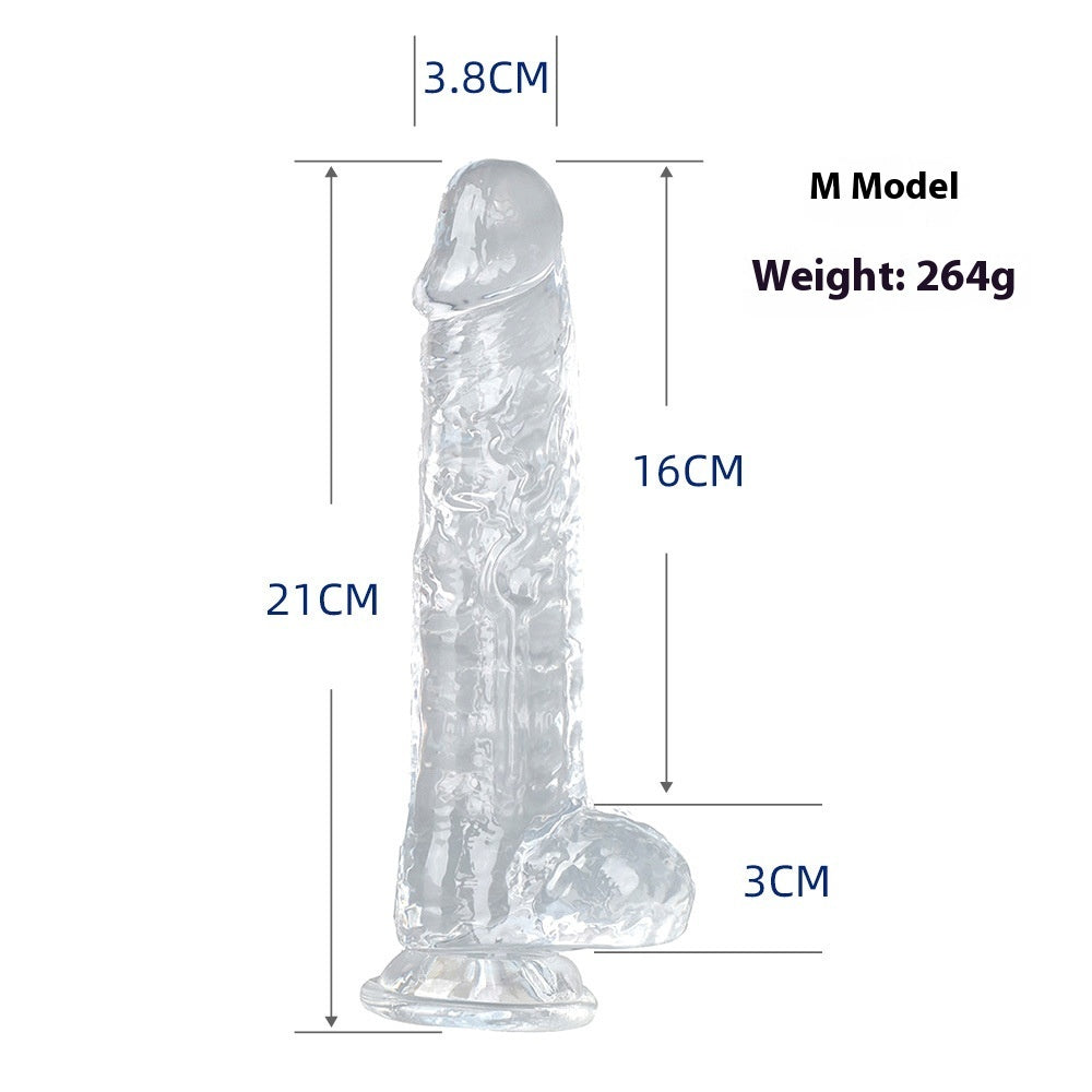 Seven Models Full Series Transparent Female Dildo