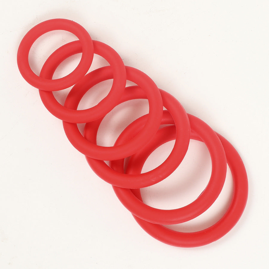 Men's Delay Binding Silicone Ring