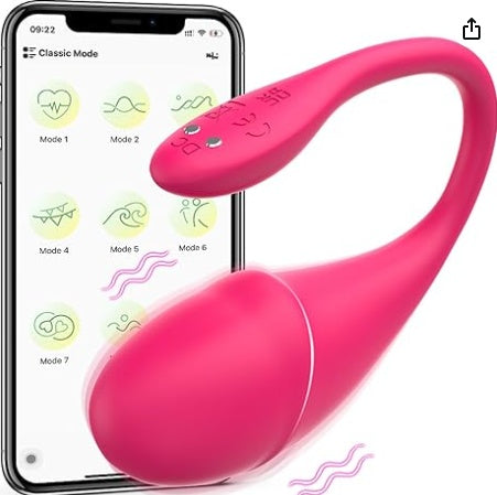 Female Wearable Vibrator, APP Remote Control Adult- Sex- Toys, Long Distance Remote Control G Spot Stimulator Panty Sex- Toy Egg Dildo With 9 Vibration Modes For Women