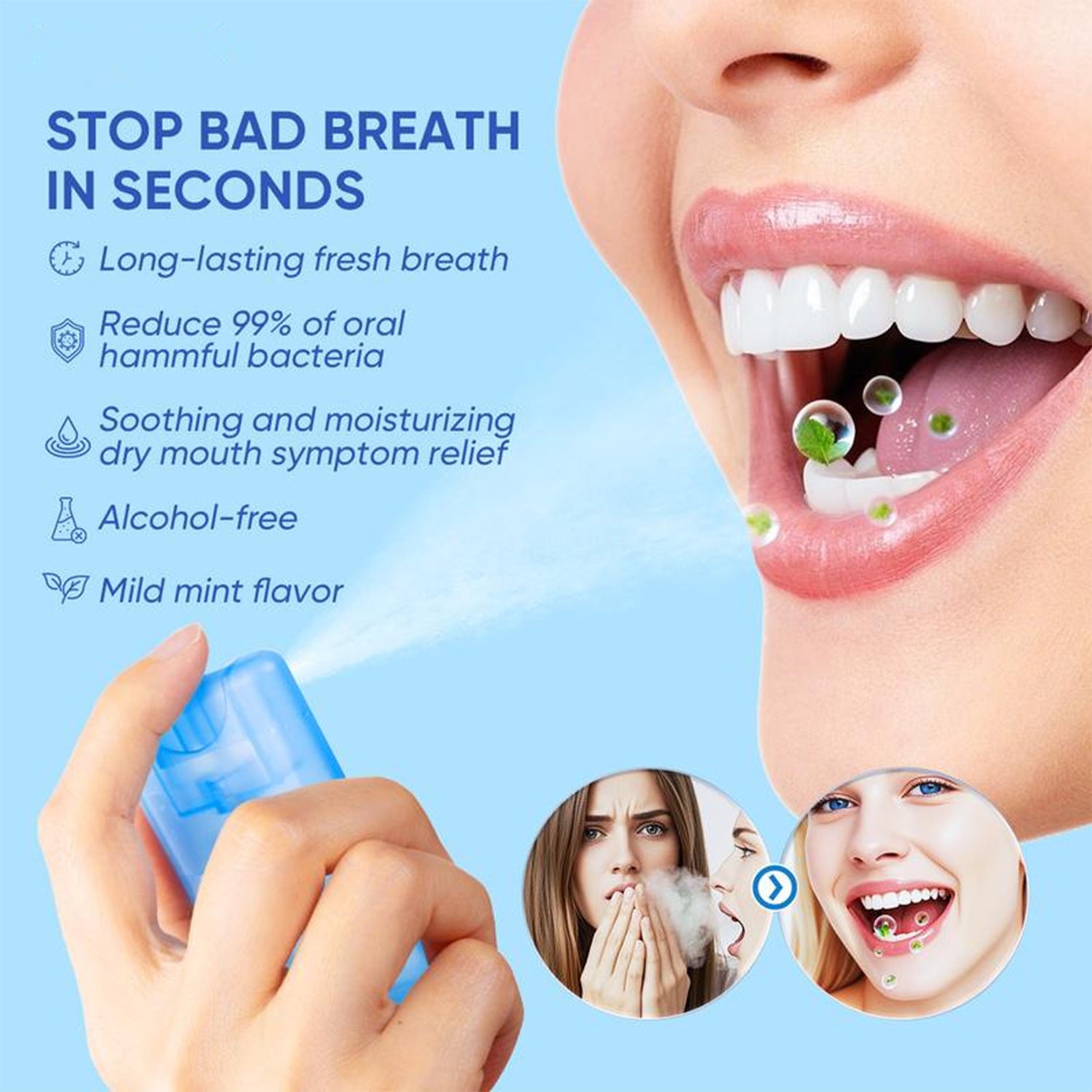 Oral Spray Portable Men And Women For Dating