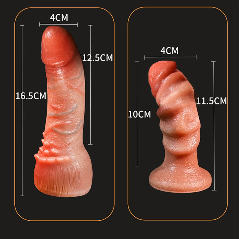 Honeypleasures Lesbian Female On Female Vibrating Strap On Double Dildo For Woman Self Sex And Double Penetration Flesh